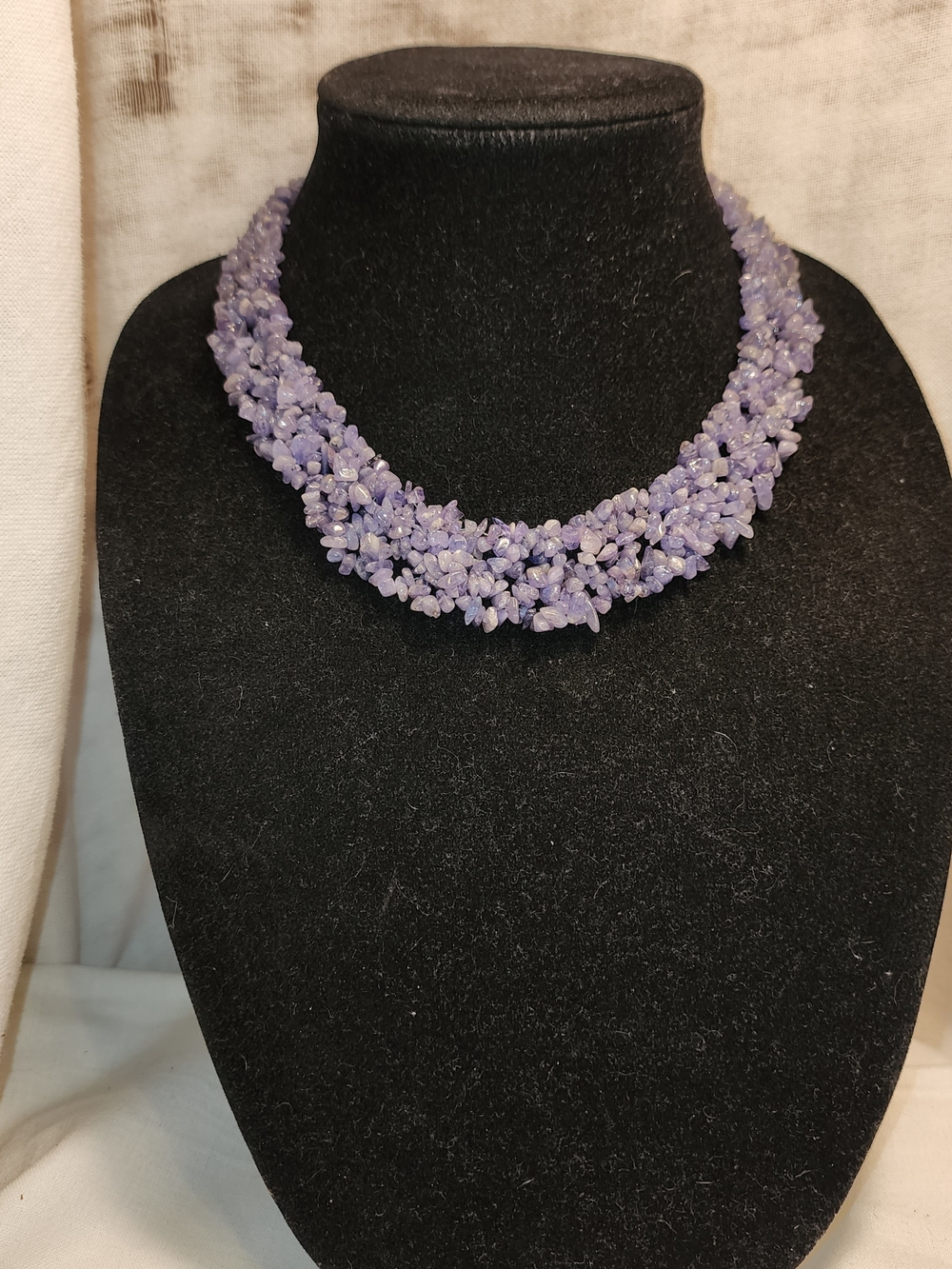 New 365 CTW Tanzanite And Stering Silver Necklace